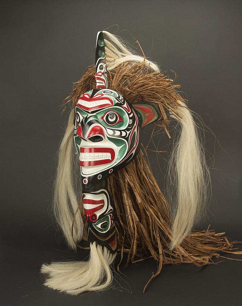 John Jacobsen (1883-1953) - a carved and polychromed Kumugwe mask