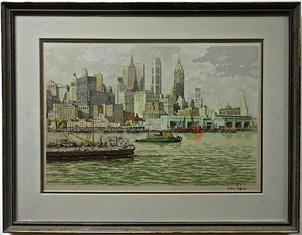 Hans Figura (1898-1978) - New York Skyline