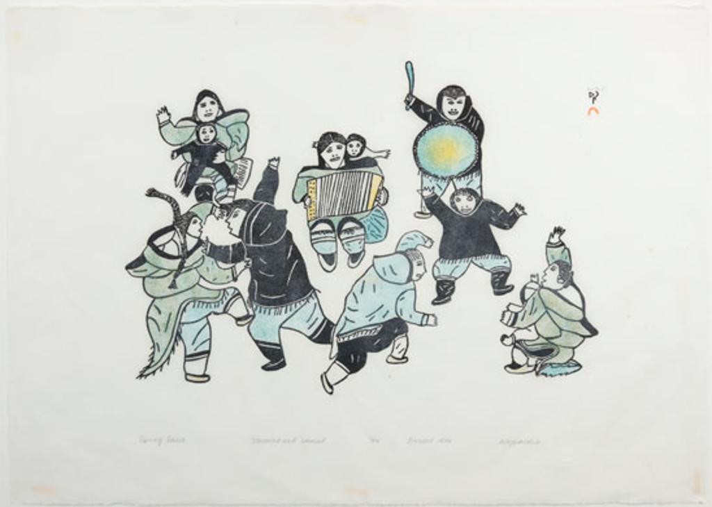 Napatchie Pootoogook (1938-2002) - Spring Dance (03432/313)