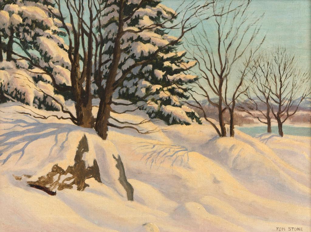 Thomas Albert Stone (1897-1978) - Winter, Ottawa River