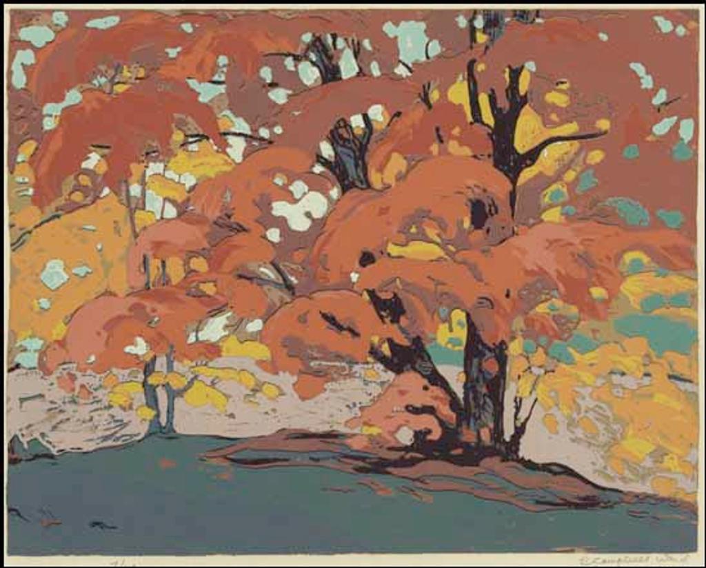 Kathleen Campbell Ward (1902-1988) - Canadian Autumn