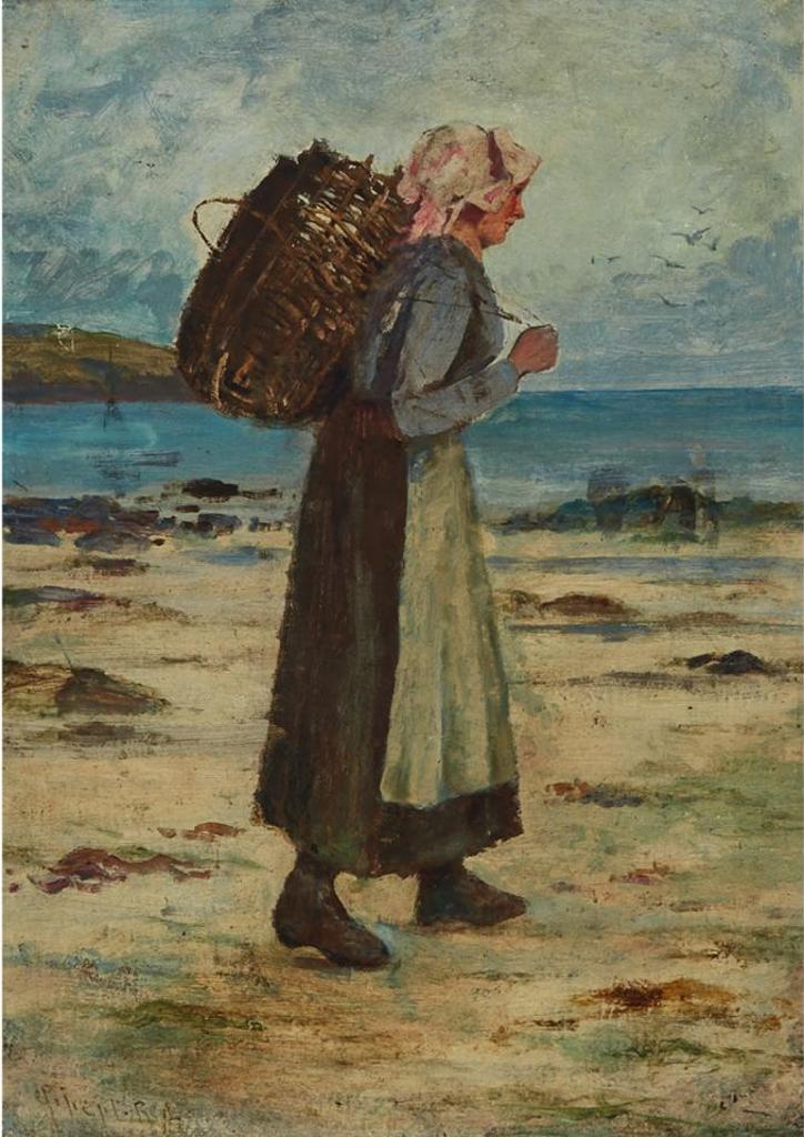 Peter Ghent (1857-1911) - The Mussel Gatherer