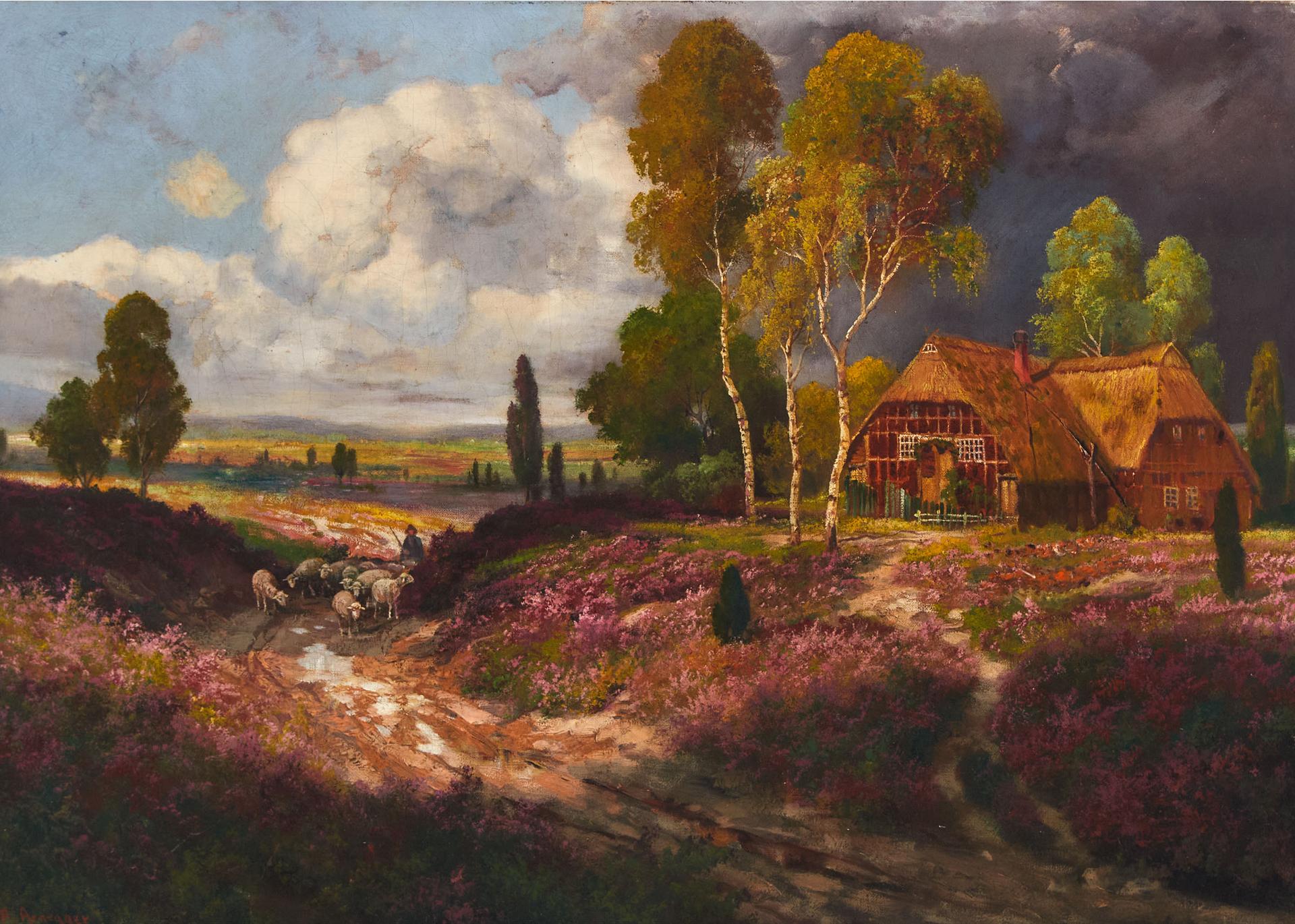Alois Arnegger (1879-1967) - Scene In The Countryside