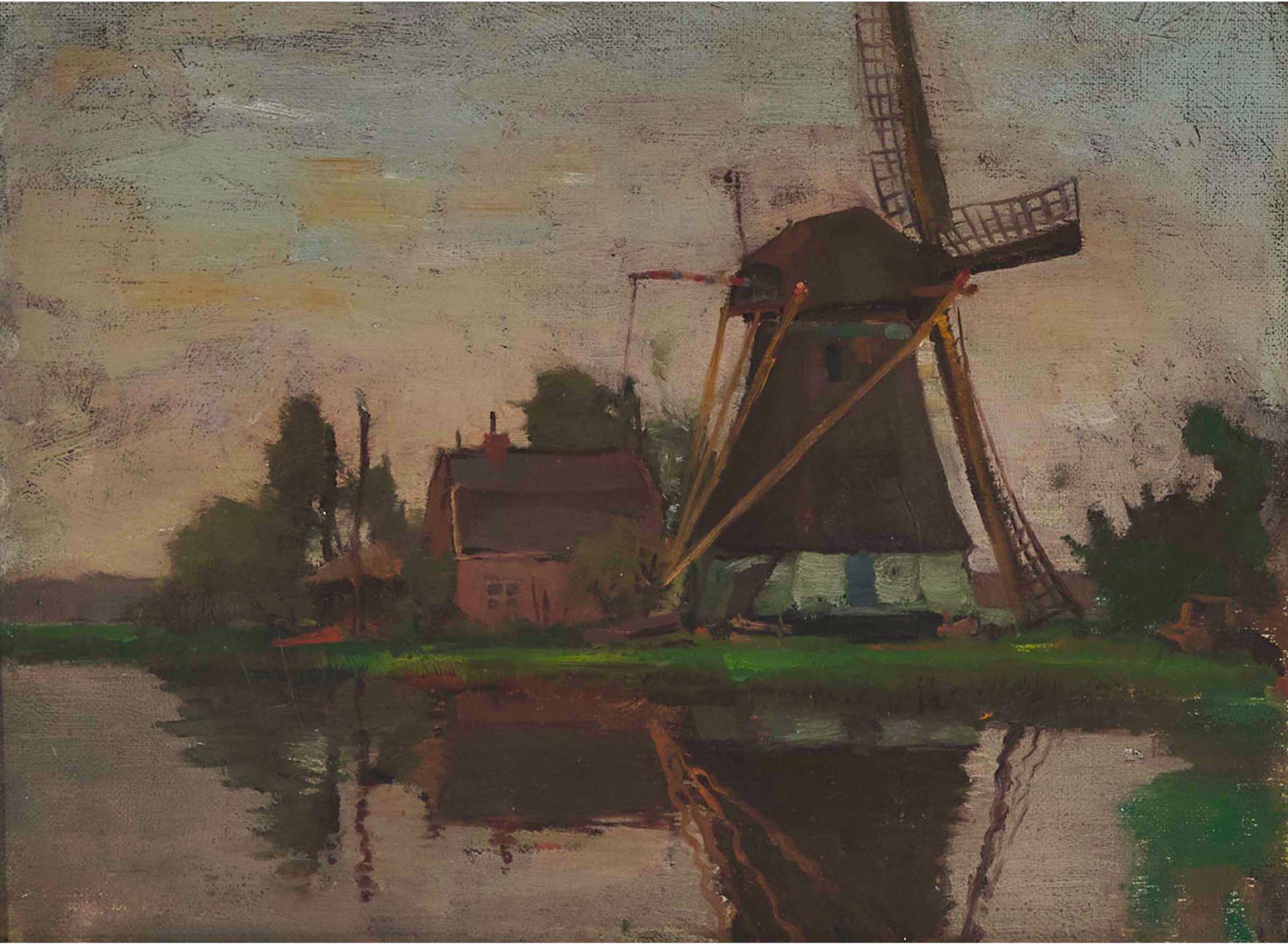 John William (J.W.) Beatty (1869-1941) - Dutch Scene
