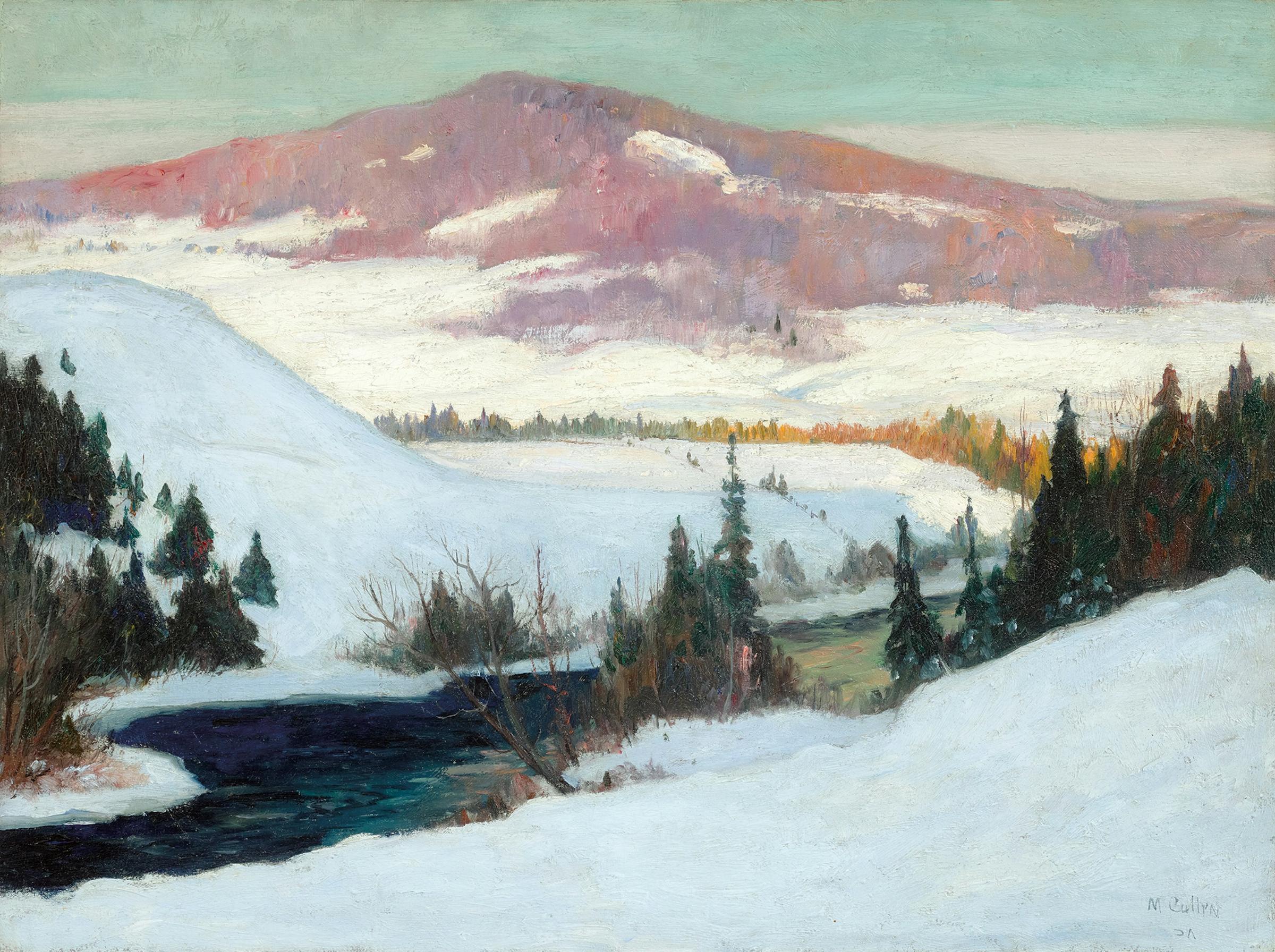 Maurice Galbraith Cullen (1866-1934) - Winter, Mont Tremblant