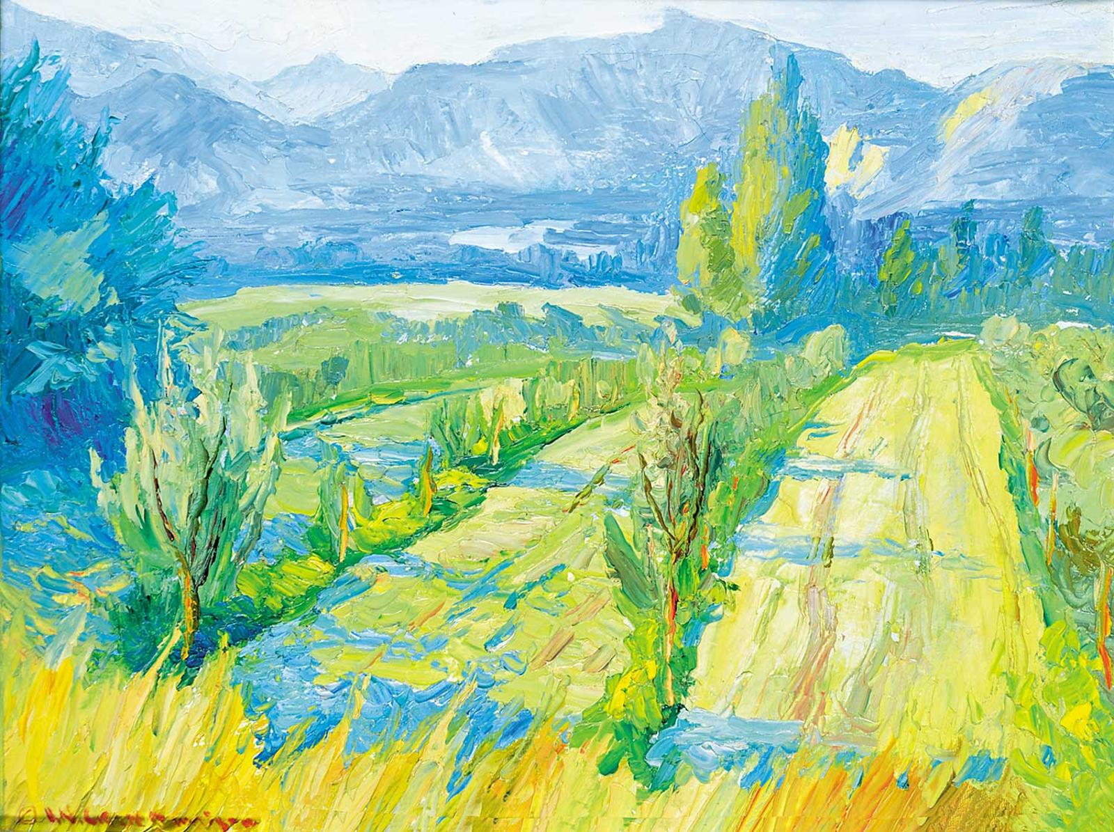 Orestes Nicholas (Rick) Grandmaison (1932-1985) - Young Orchard in Late Summer