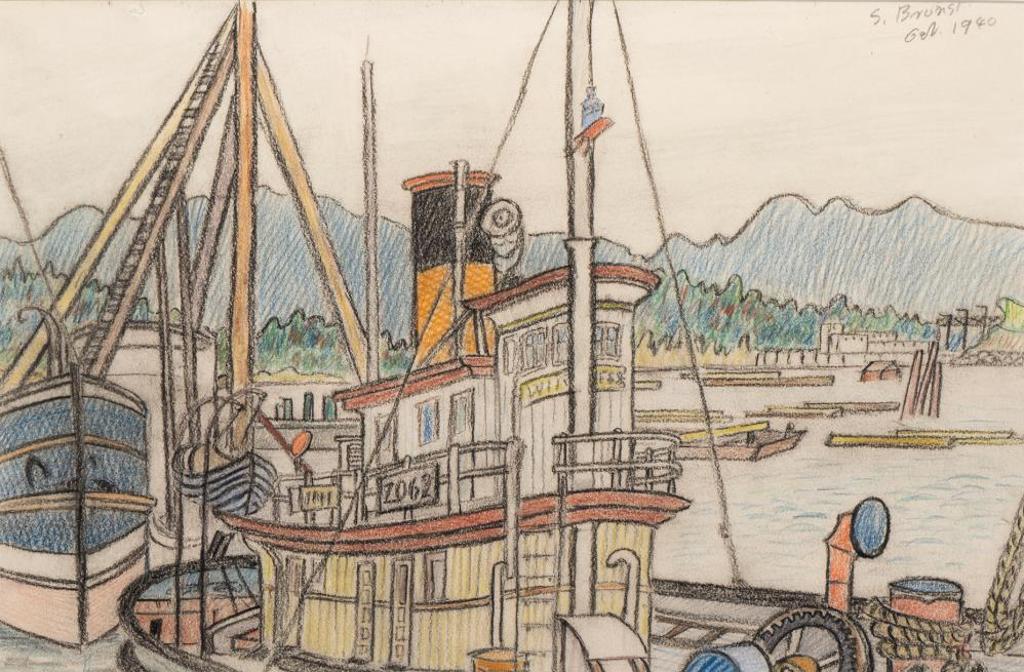 Stanley Ernest Brunst (1894-1962) - Untitled - Boat
