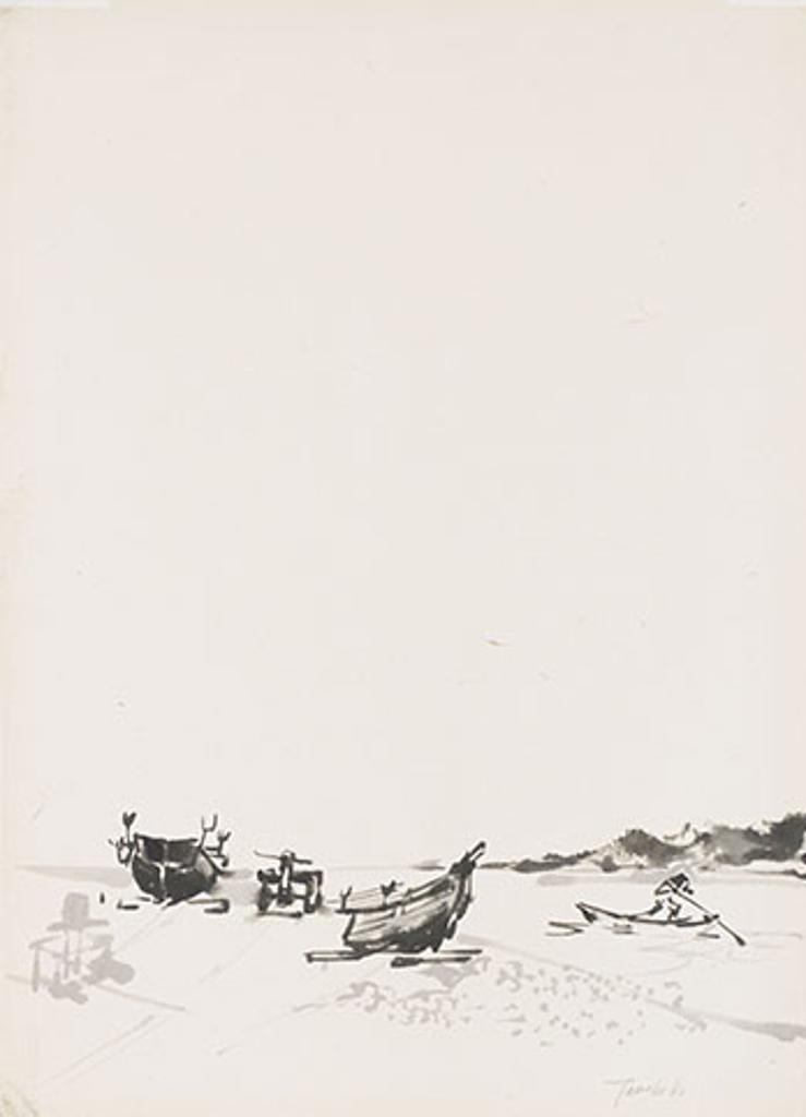 Takao Tanabe (1926) - Boats 1960, Sumi