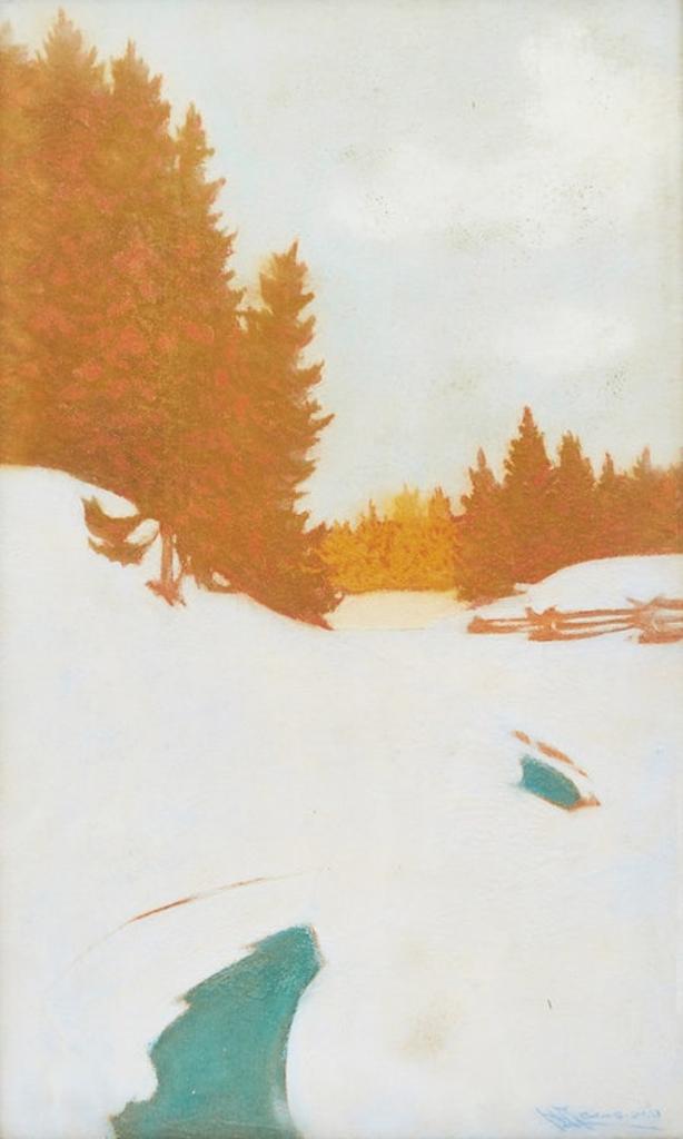 Halford A. Tygesen (1890-1951) - Snow Scene from Banff, Alberta; Stanley Park, 1942