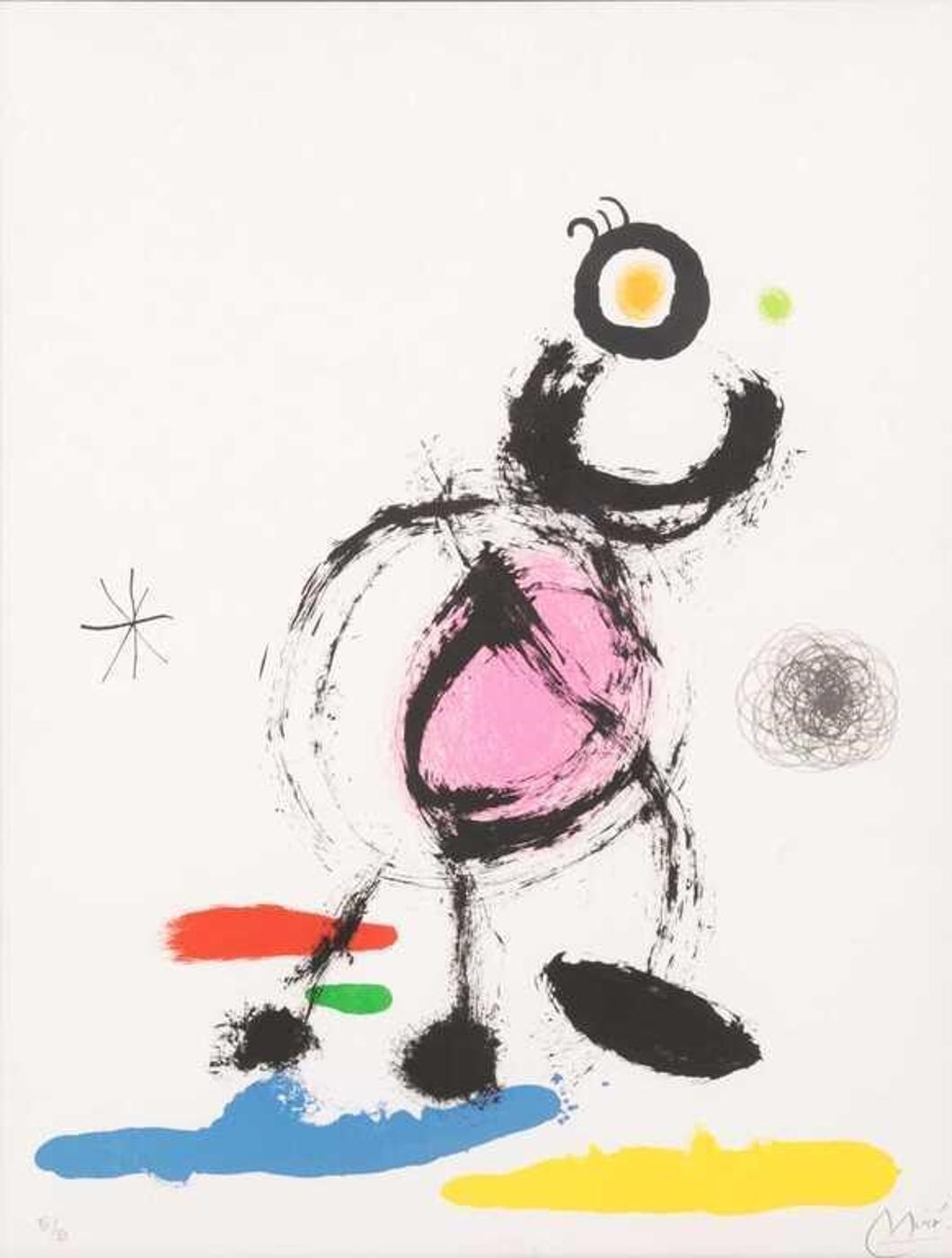 Joan Miró (1893-1983) - Migratory Bird IV