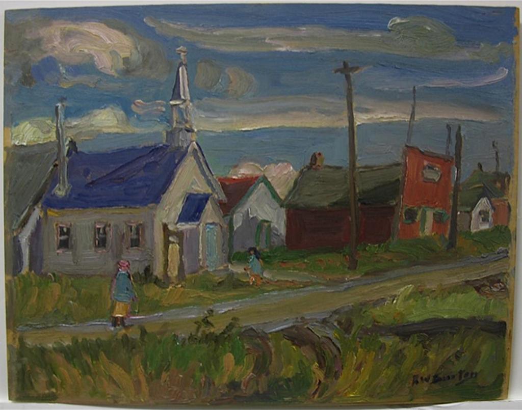 Ralph Wallace Burton (1905-1983) - Village Of Armstrong Ont. R.C. Church Is Called “Our Lady Of The Snows”