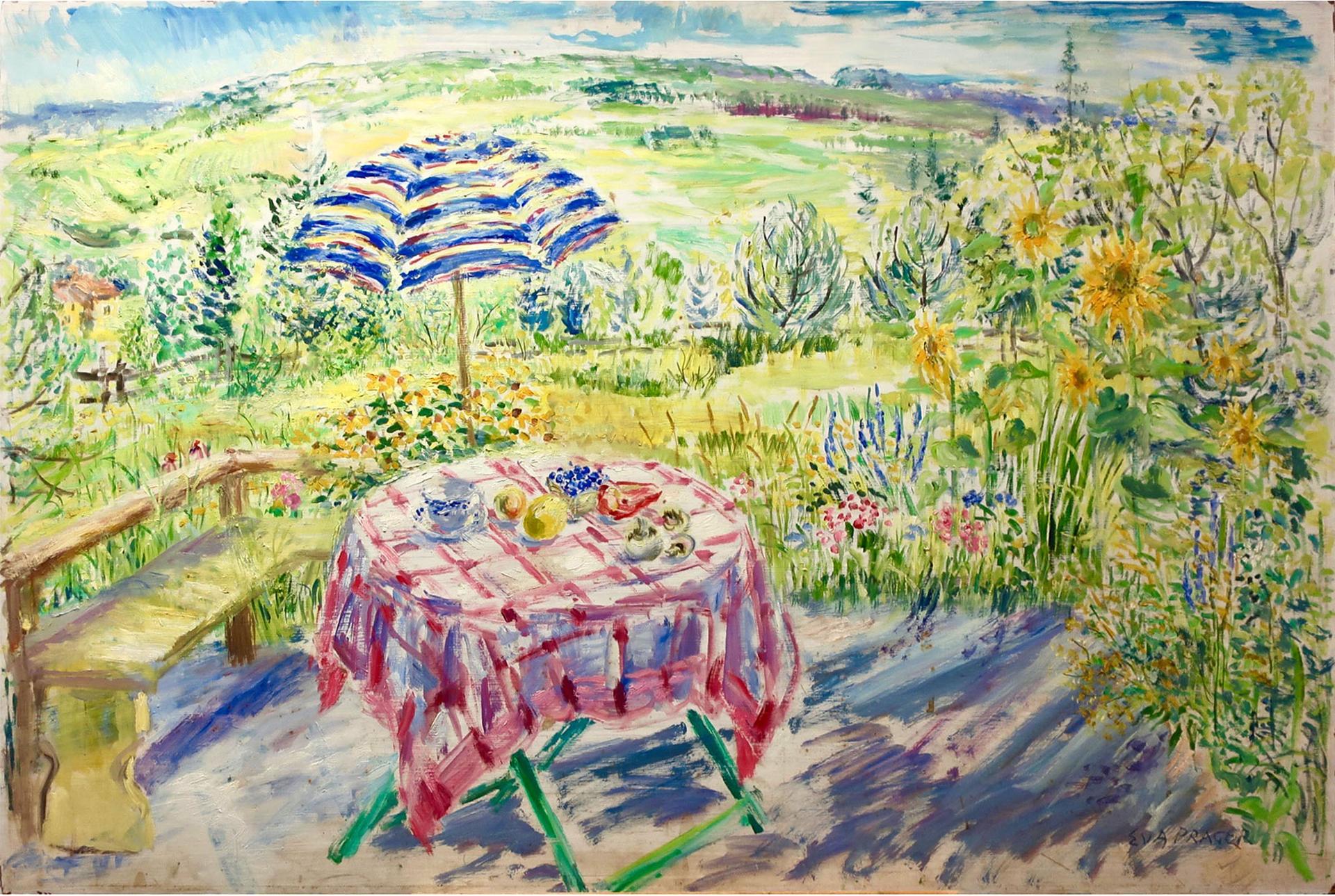 Eva Sophie Prager (1912-2010) - Untitled (The Tea Table)