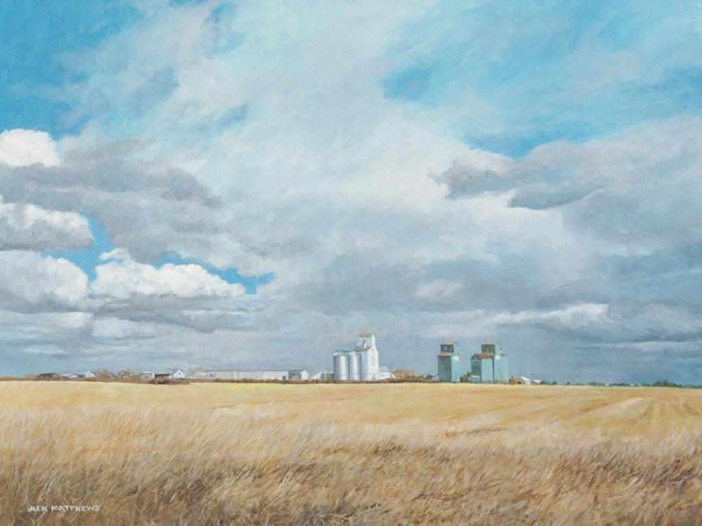 Jack Matthews (1925-1999) - Elevators & Big Sky; 1998