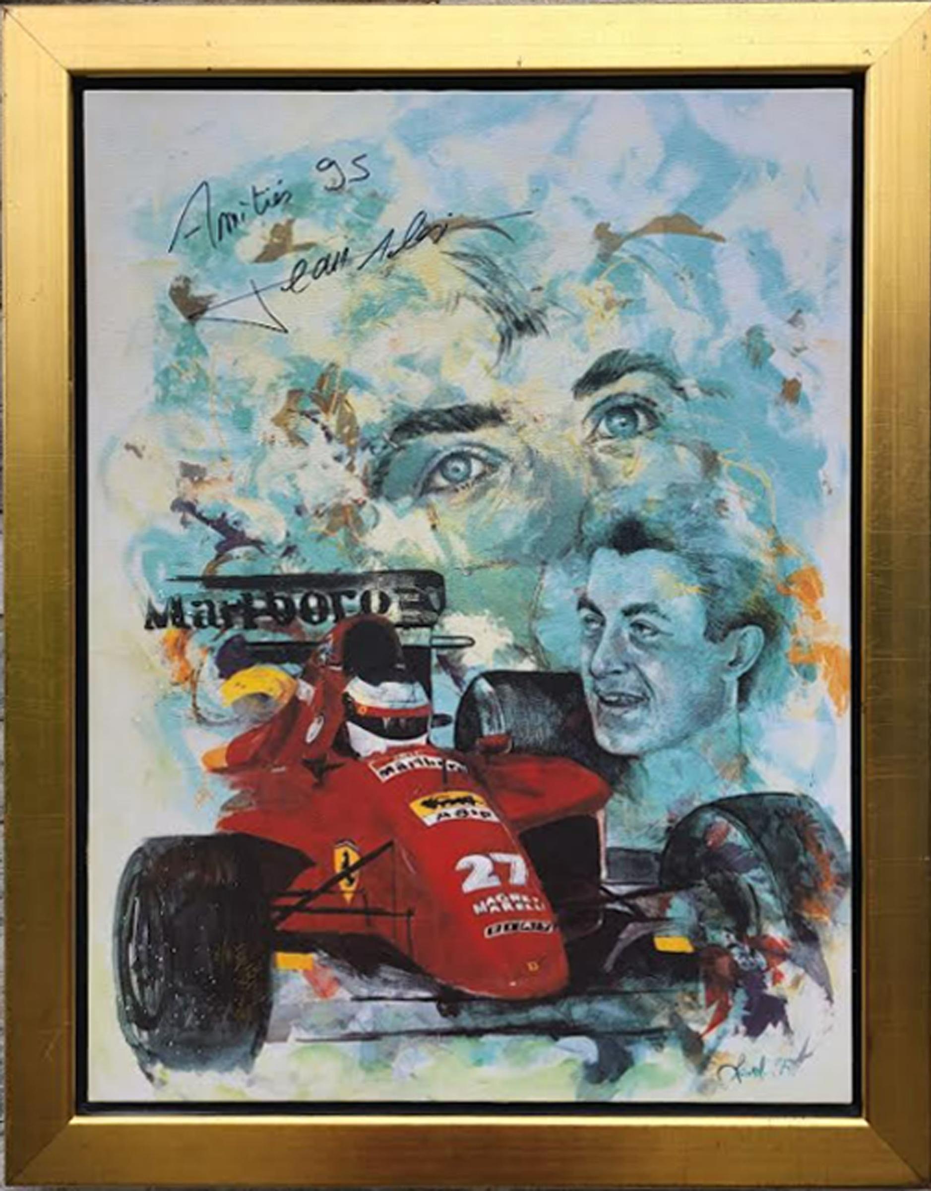 Léonel Jules (1953) - F1,  Giclée sur toile,  signée, datée 1995 et numerotée  EA XI / XXXI
