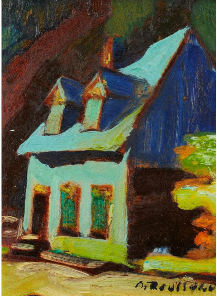 Albert Rousseau (1908-1982) - House In Blue