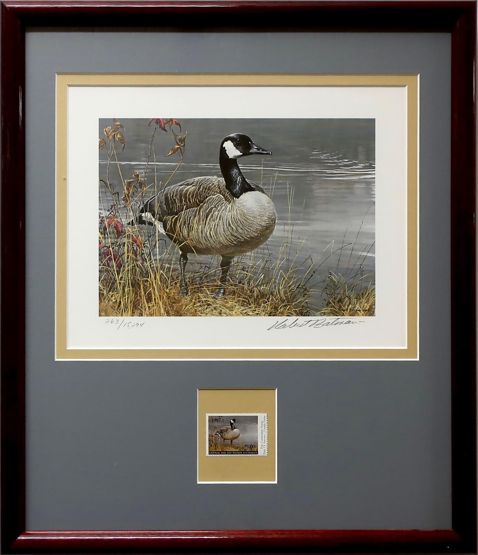 Robert Mclellan Bateman (1930-1922) - Pride Of Autumn - Canada Goose