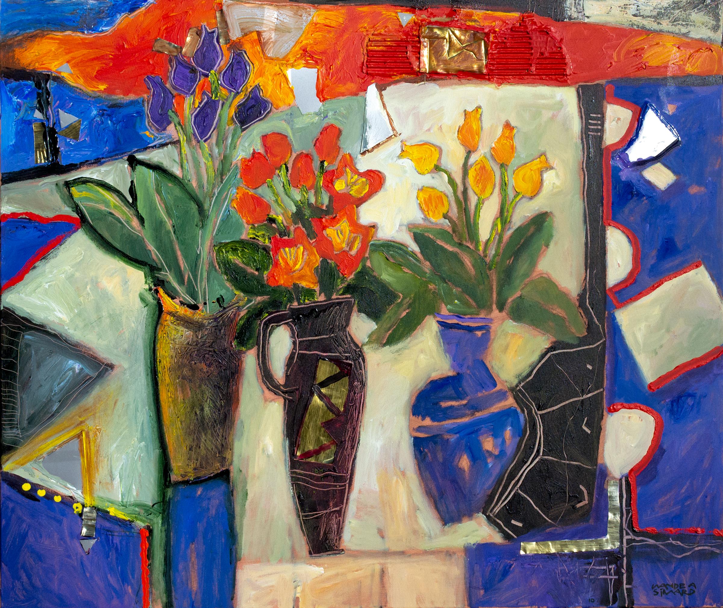 Claude Alphonse Simard (1956-2014) - Tulips Composition, 2010