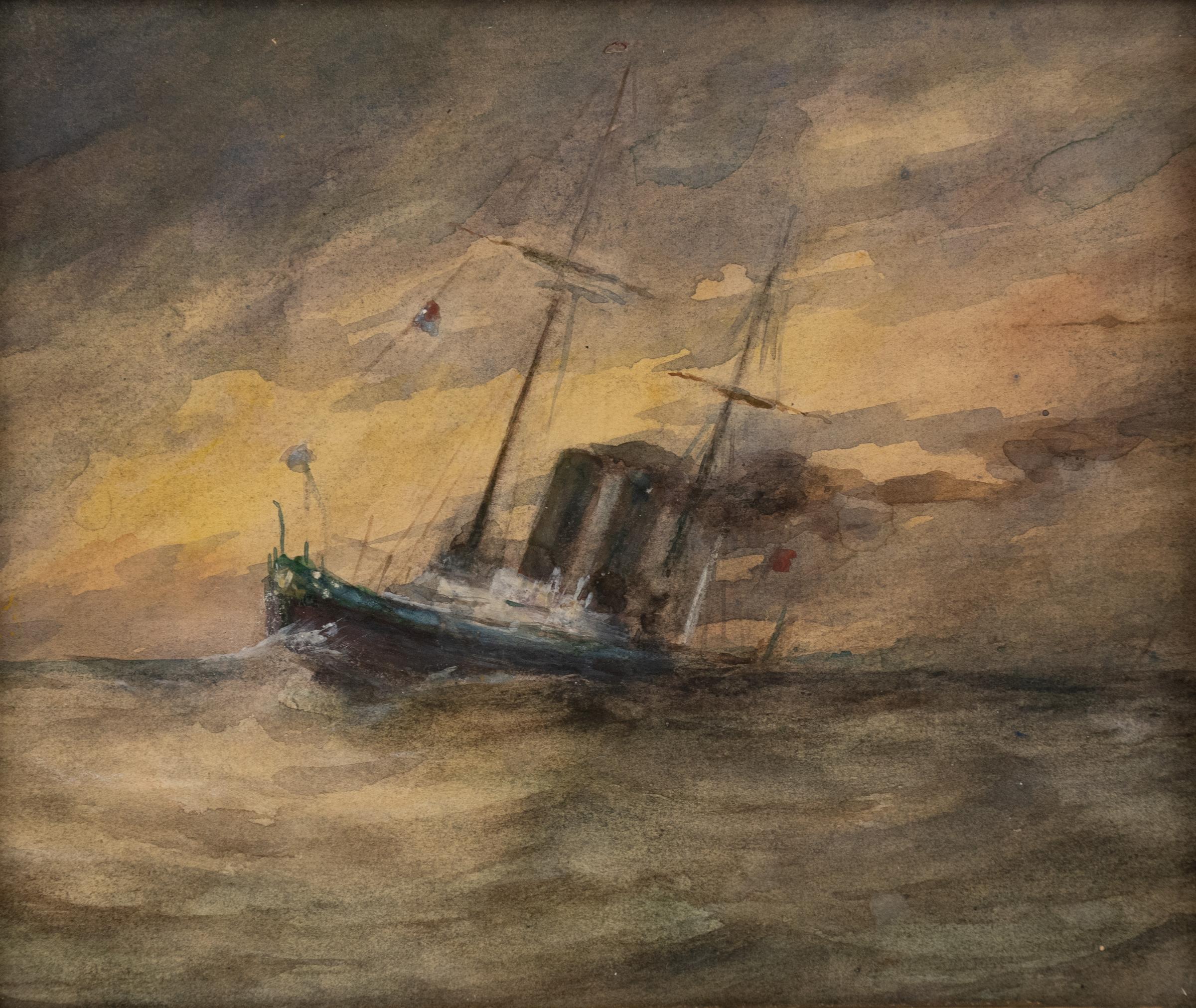 Thomas James Pryce-Jones - TUG ON LAKE ERIE