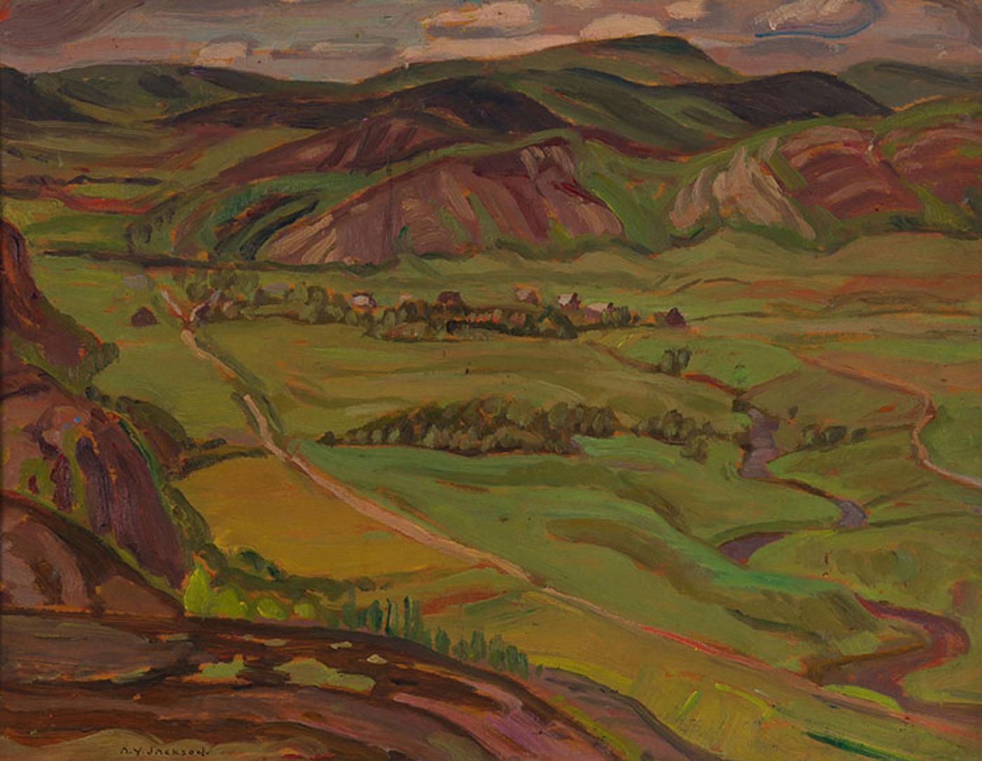Alexander Young (A. Y.) Jackson (1882-1974) - Valley Hamlet
