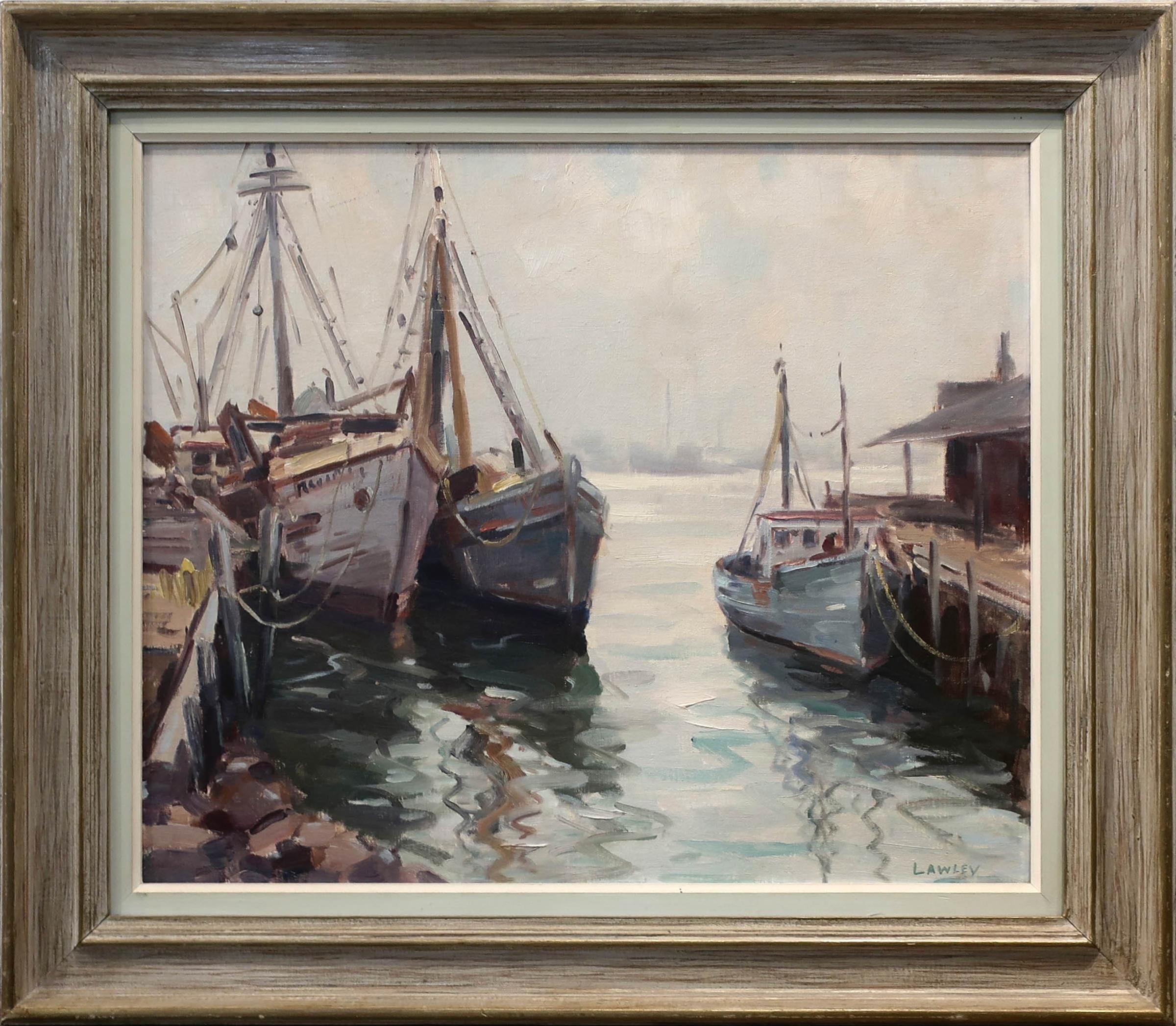 John Douglas Lawley (1906-1971) - The Raymond & The Saint Joseph, Gloucester, Mass.