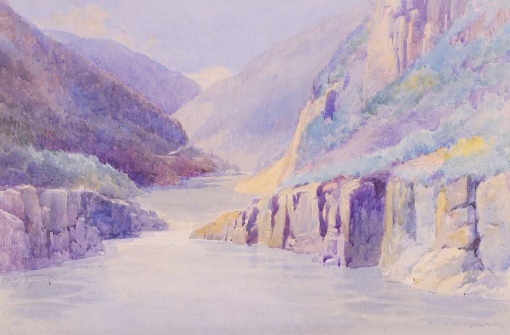 Frederic Martlett Bell-Smith (1846-1923) - Hell Gate, Fraser River