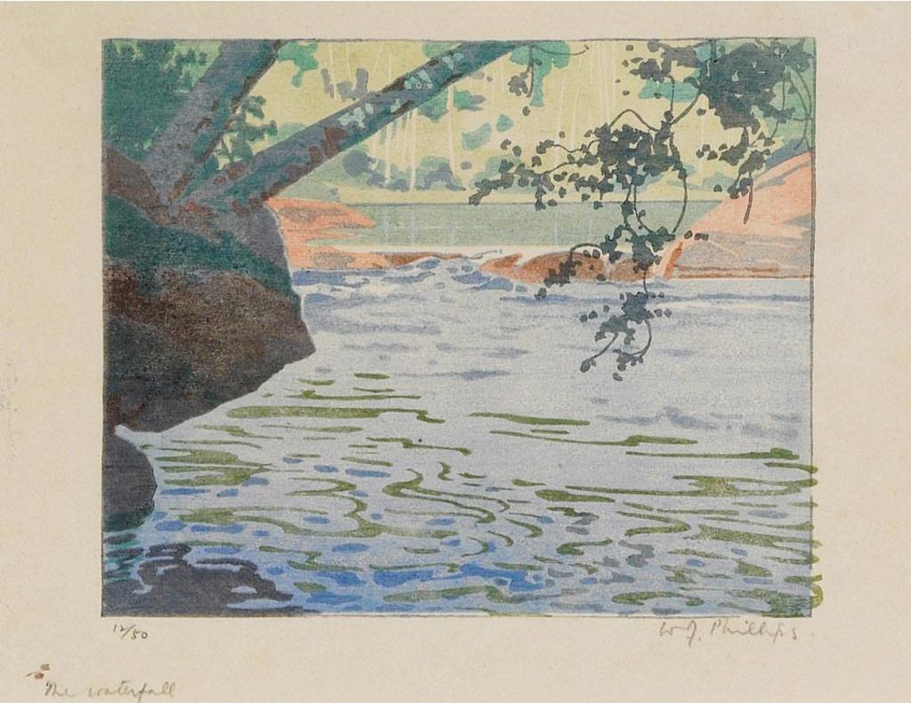Walter Joseph (W.J.) Phillips (1884-1963) - The Waterfall