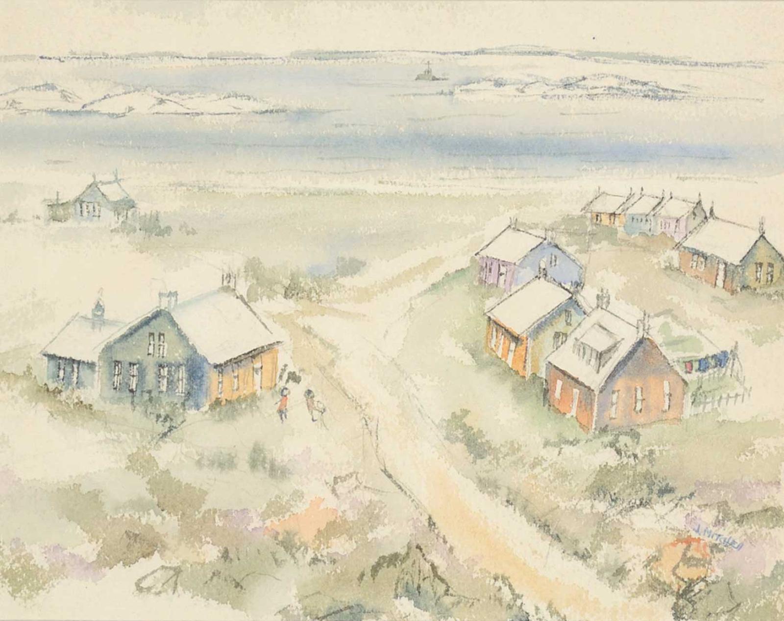 Janet Mitchell (1915-1998) - Untitled - View of the Harbour