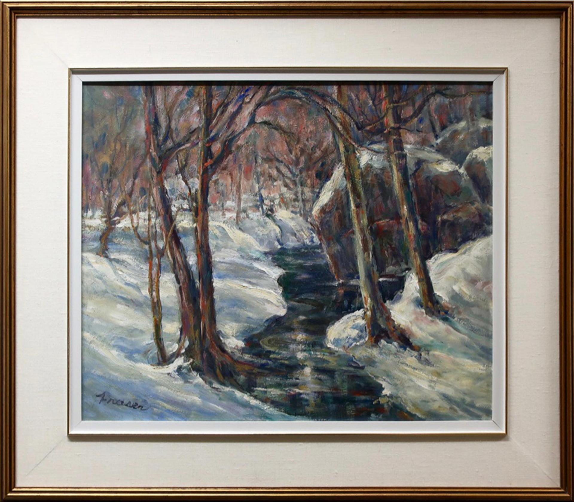 Donald Gordon Fraser (1921-2003) - The Creek In Spring