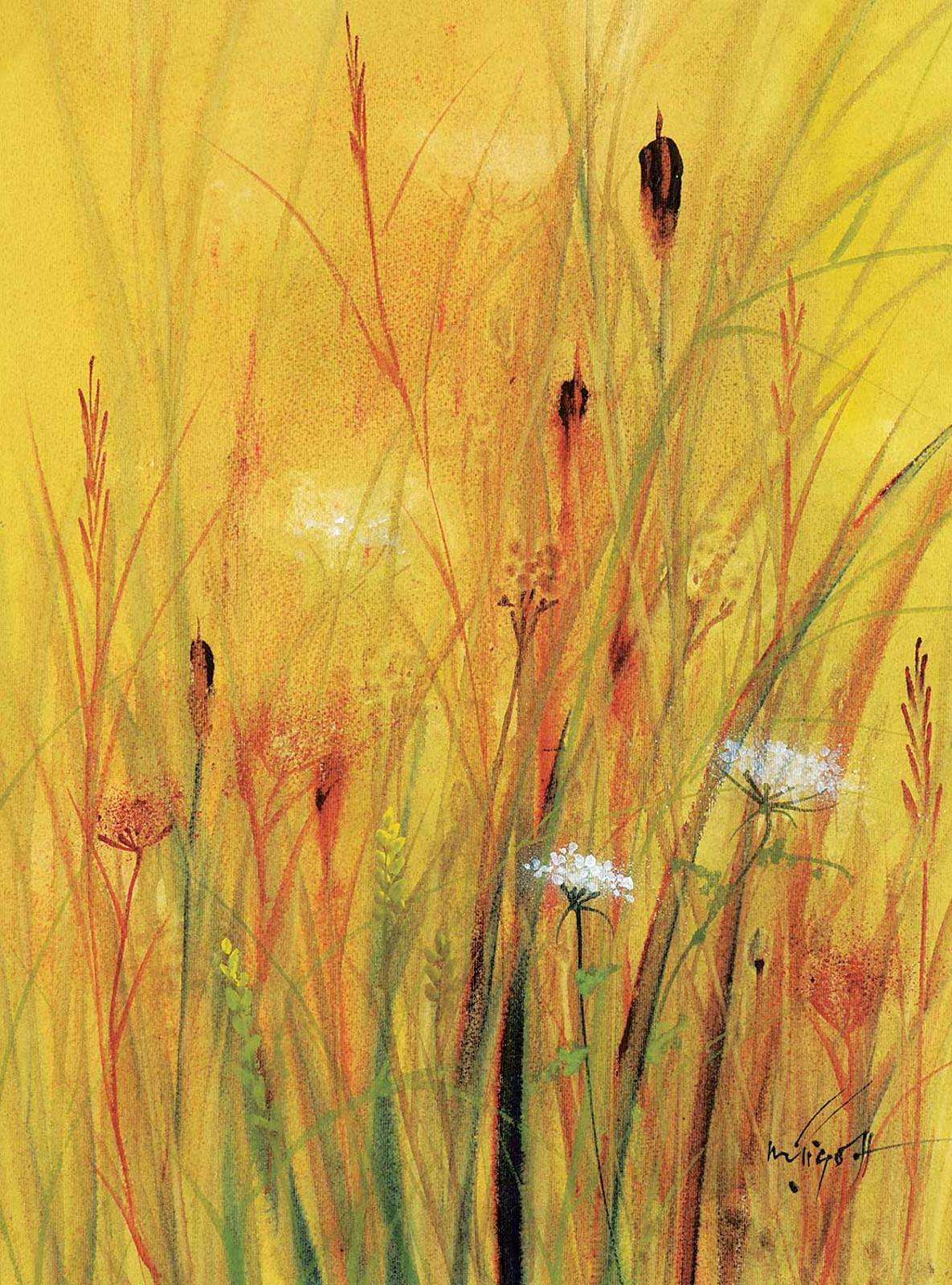 Marjorie Pigott (1904-1990) - Untitled - Autumnal Reeds