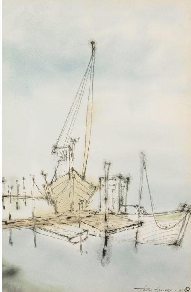Takao Tanabe (1926) - Docked Boat