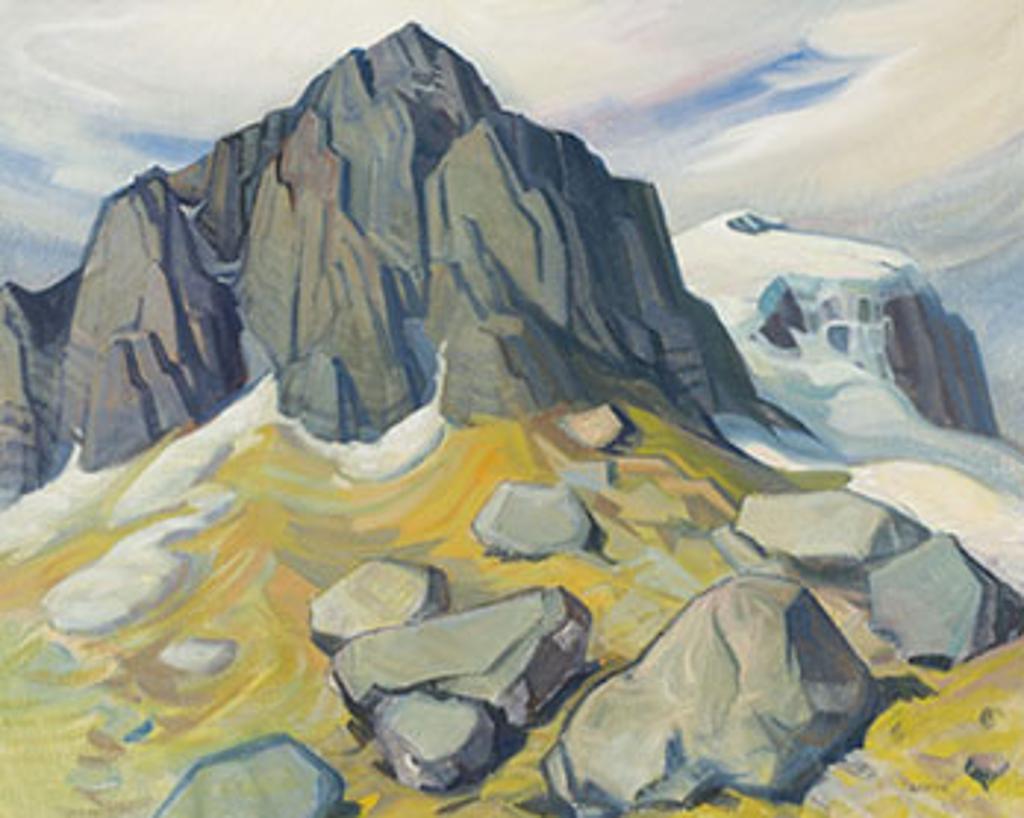 Henry George Glyde (1906-1998) - Ice Fields, Banff-Jasper Highway