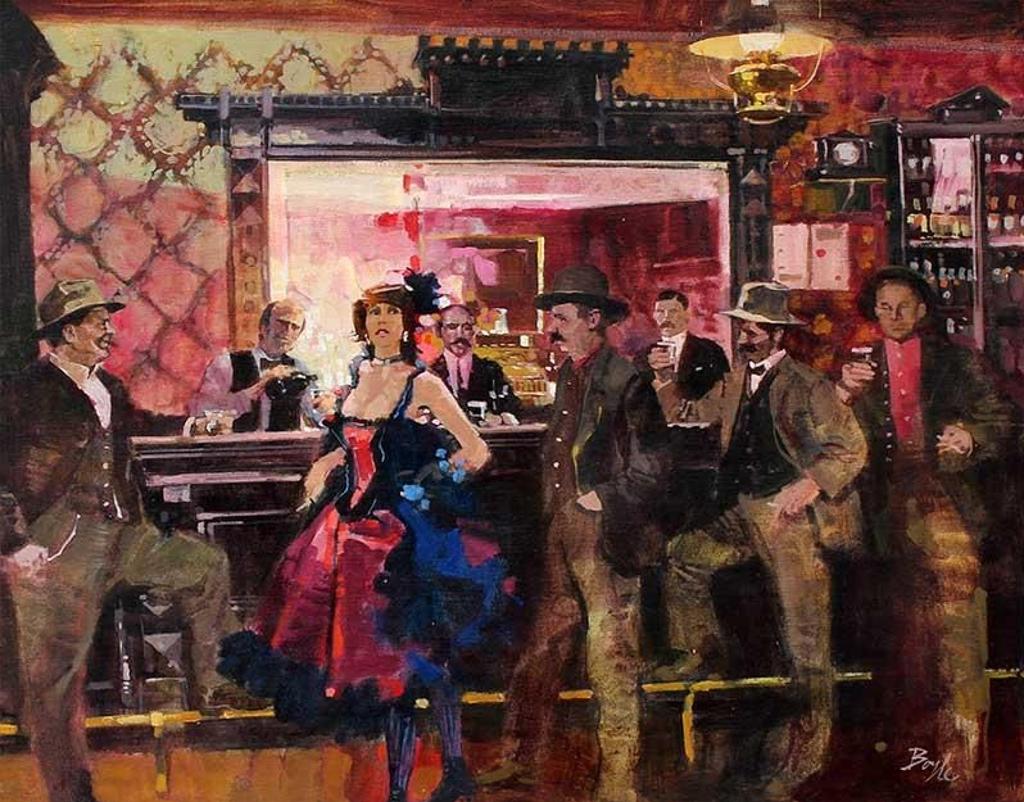 James Neil Boyle (1931-2006) - Saloon Scene