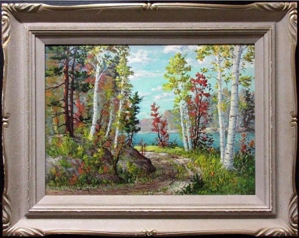 Long Lake, Haliburton - oil painting - made by William Michaud