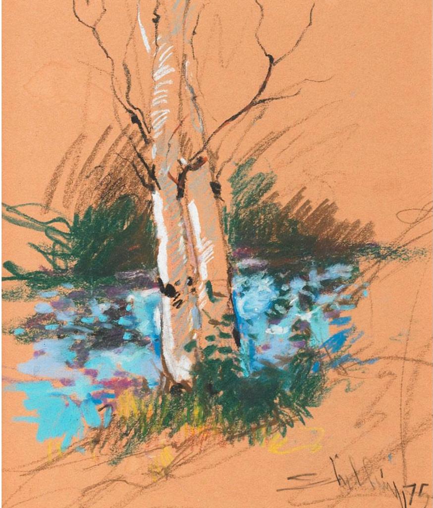 Arthur Shilling (1941-1986) - Double Tree In Landscape