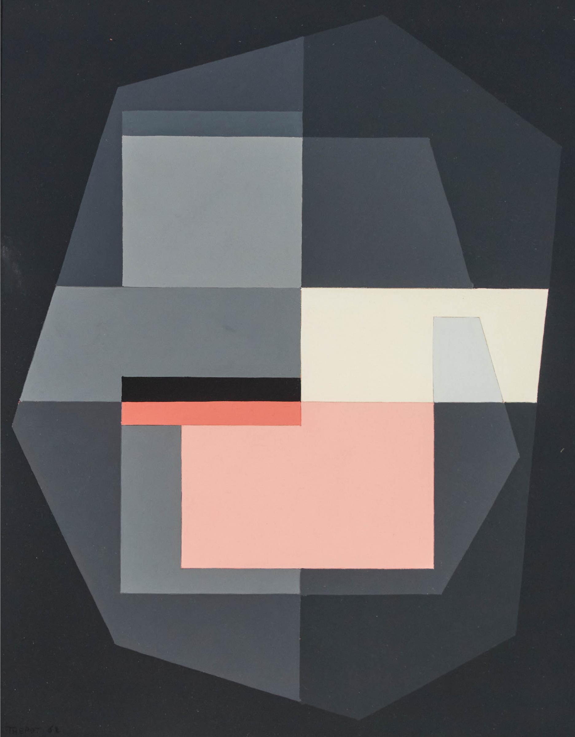 Roger-François Thepot (1925-2003) - Clair - Obscur, 1962