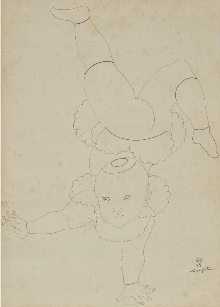 Léonard Tsuguharu Foujita (1886-1968) - Baby Acrobat; Baby Walking