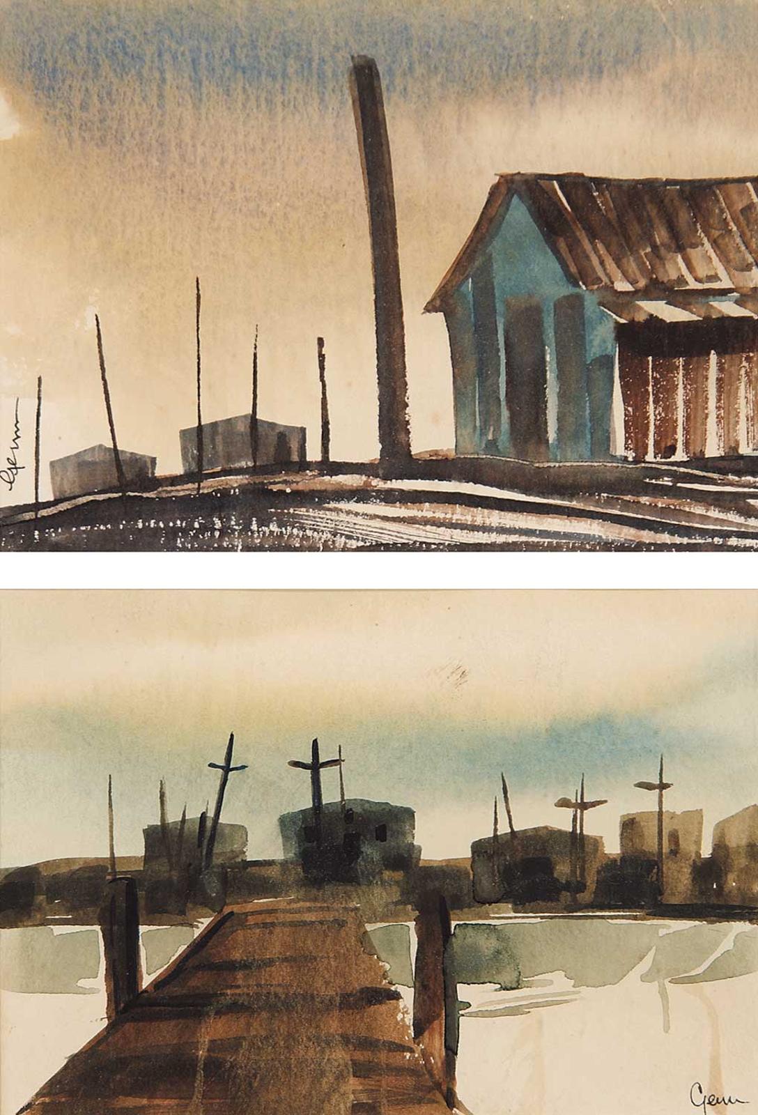 Robert Douglas Genn (1936-2014) - Untitled - Two Sketches