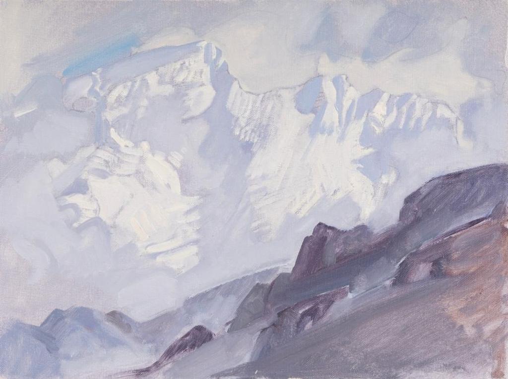 Peter Maxwell Ewart (1918-2001) - Near Mt Robson (field sketch)