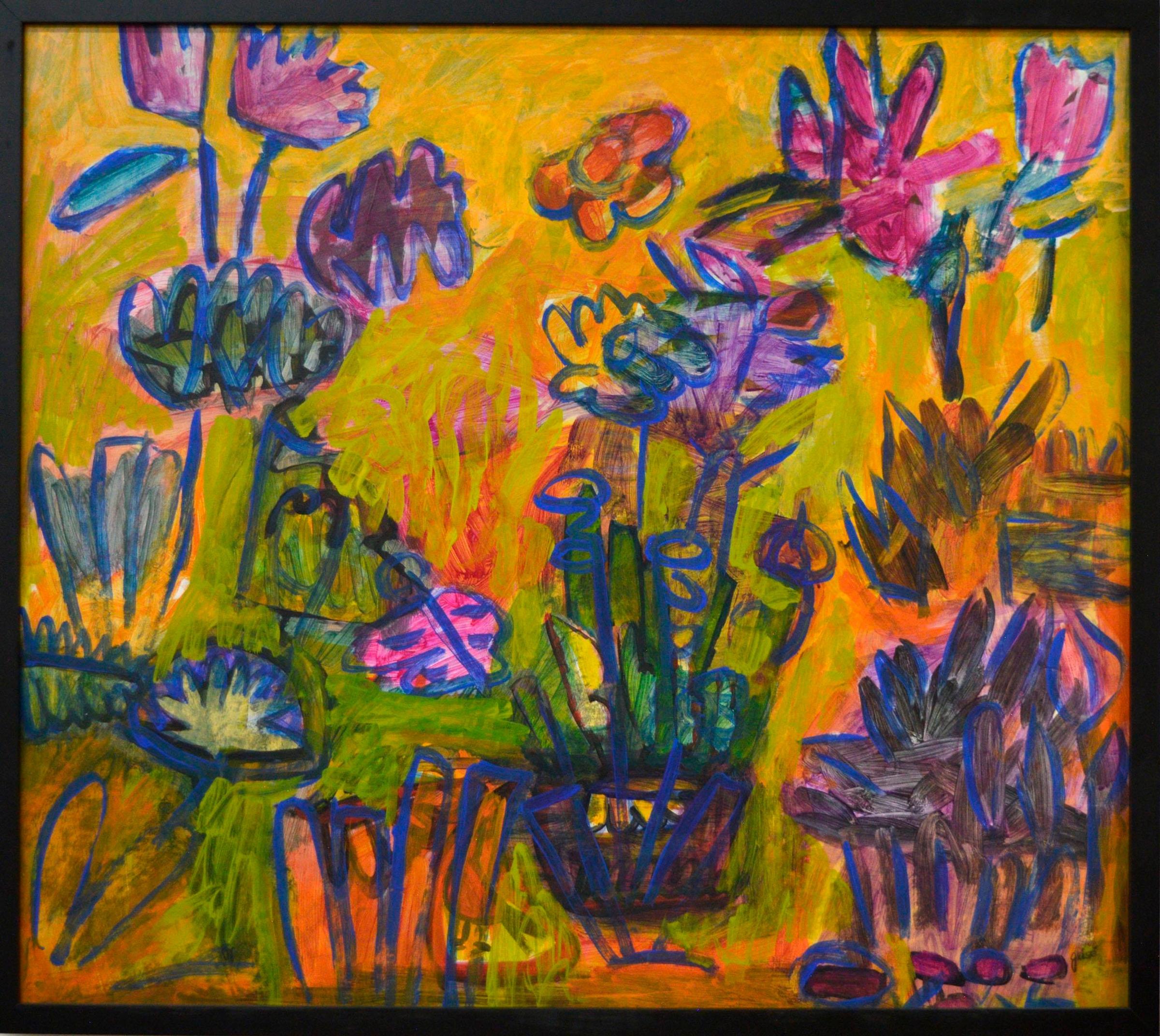 Nicole Elyse Grisé (1942) - jardin de fleurs