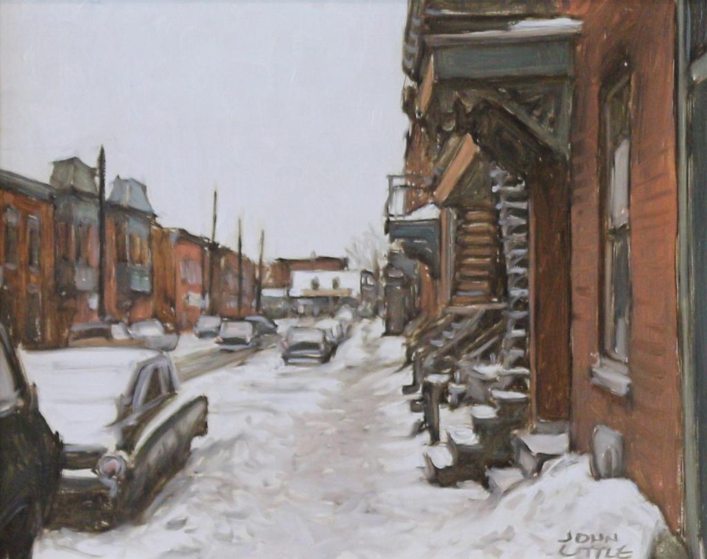 John Geoffrey Caruthers Little (1928-1984) - Av. Coloniale Vers Mont Royal; 1994