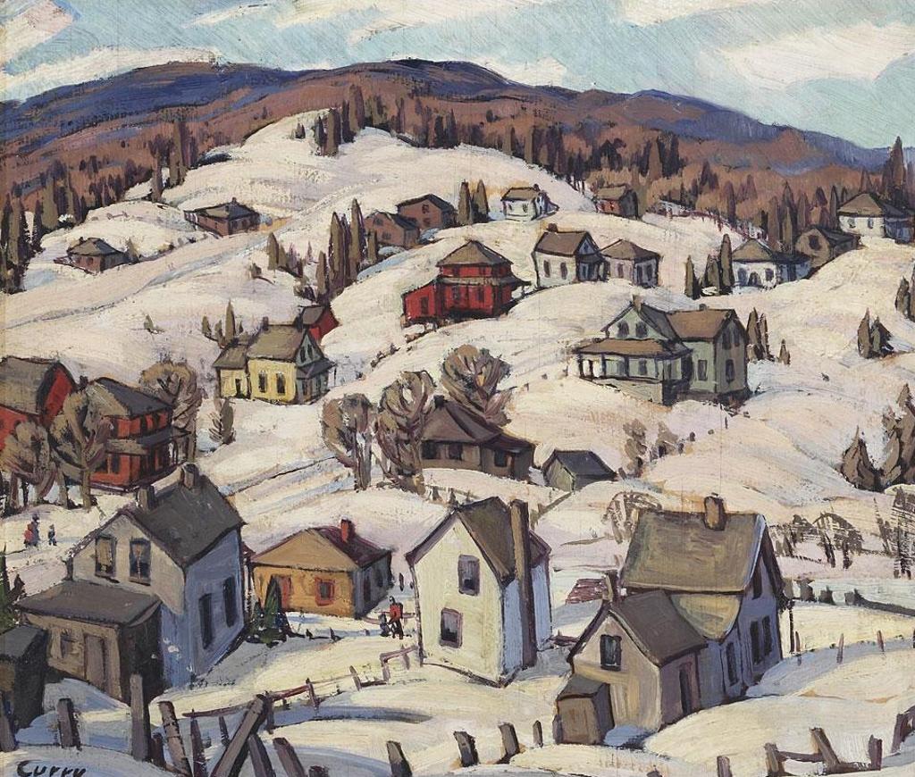 Ethel Luella Curry (1902-2000) - Winter Morning, Haliburton Village, 1942