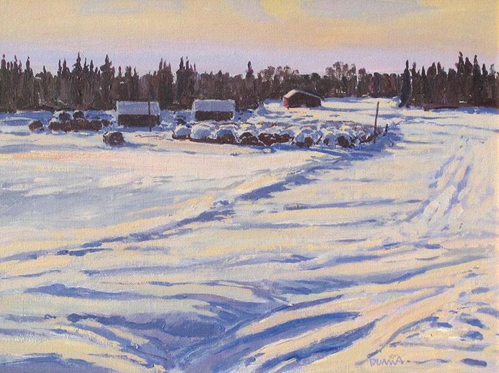 William (Bill) Duma (1936) - Winter Farm Scene