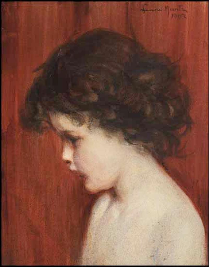 Laura Adelaine Muntz Lyall (1860-1930) - Portrait of a Young Girl