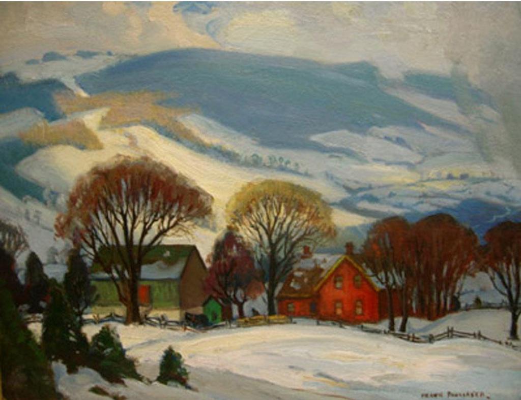 Frank Shirley Panabaker (1904-1992) - Evening Winter Scene