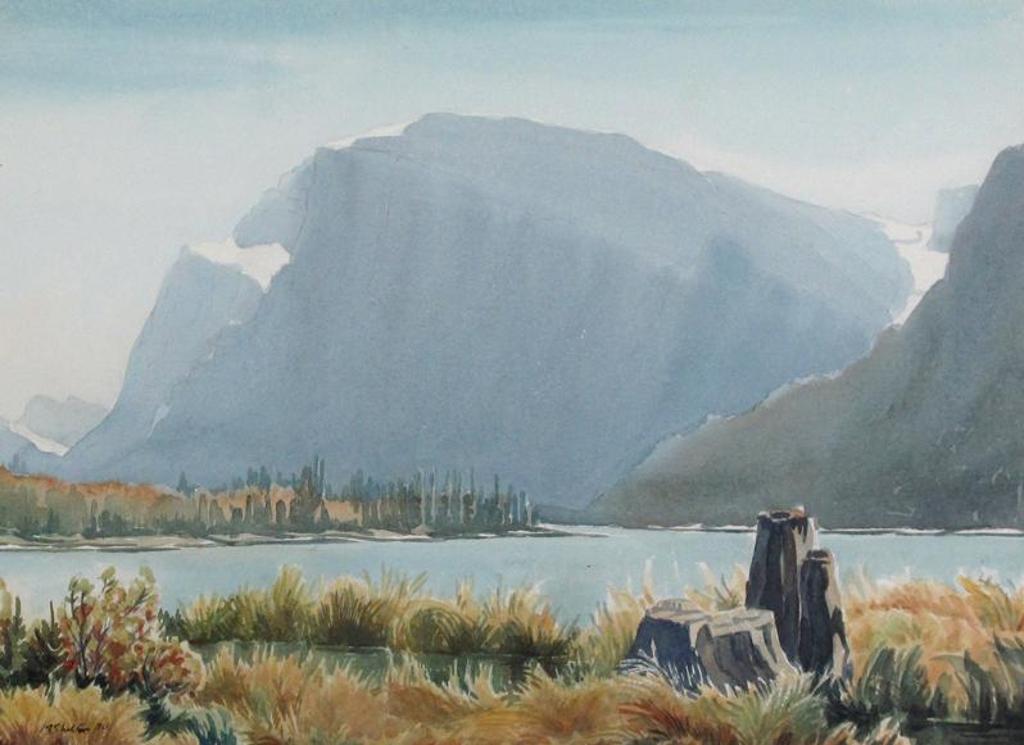 Margaret Dorothy Shelton (1915-1984) - Mt. Patterson, Waterfowl Lake; 1970