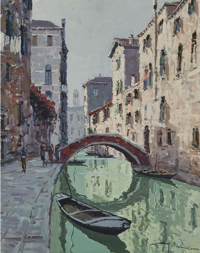 Giuseppe Marino (1916-1975) - Rio Delle Muneghe, Venice