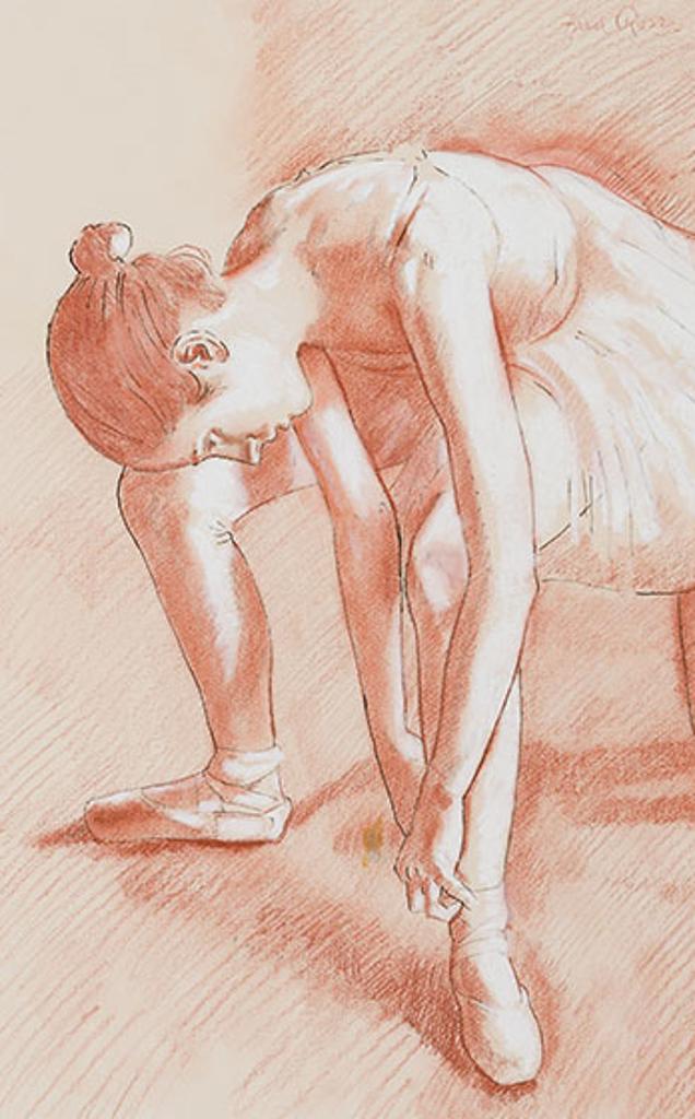 Frederick Joseph (Fred) Ross (1927-2014) - Dancer Tying her Shoe
