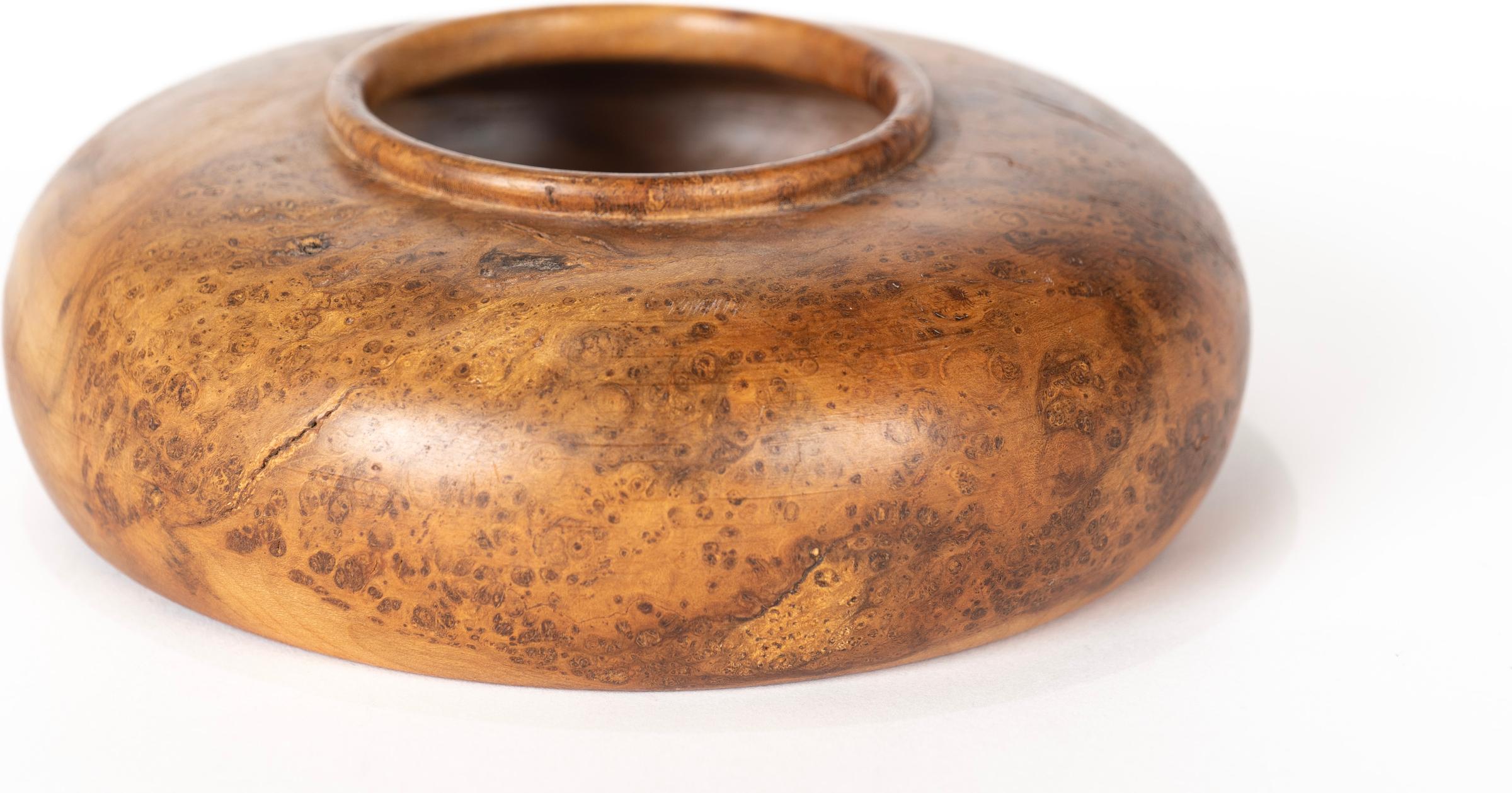 Marty Manuel - Hand-Turned Wild Cherry Wood Bowl