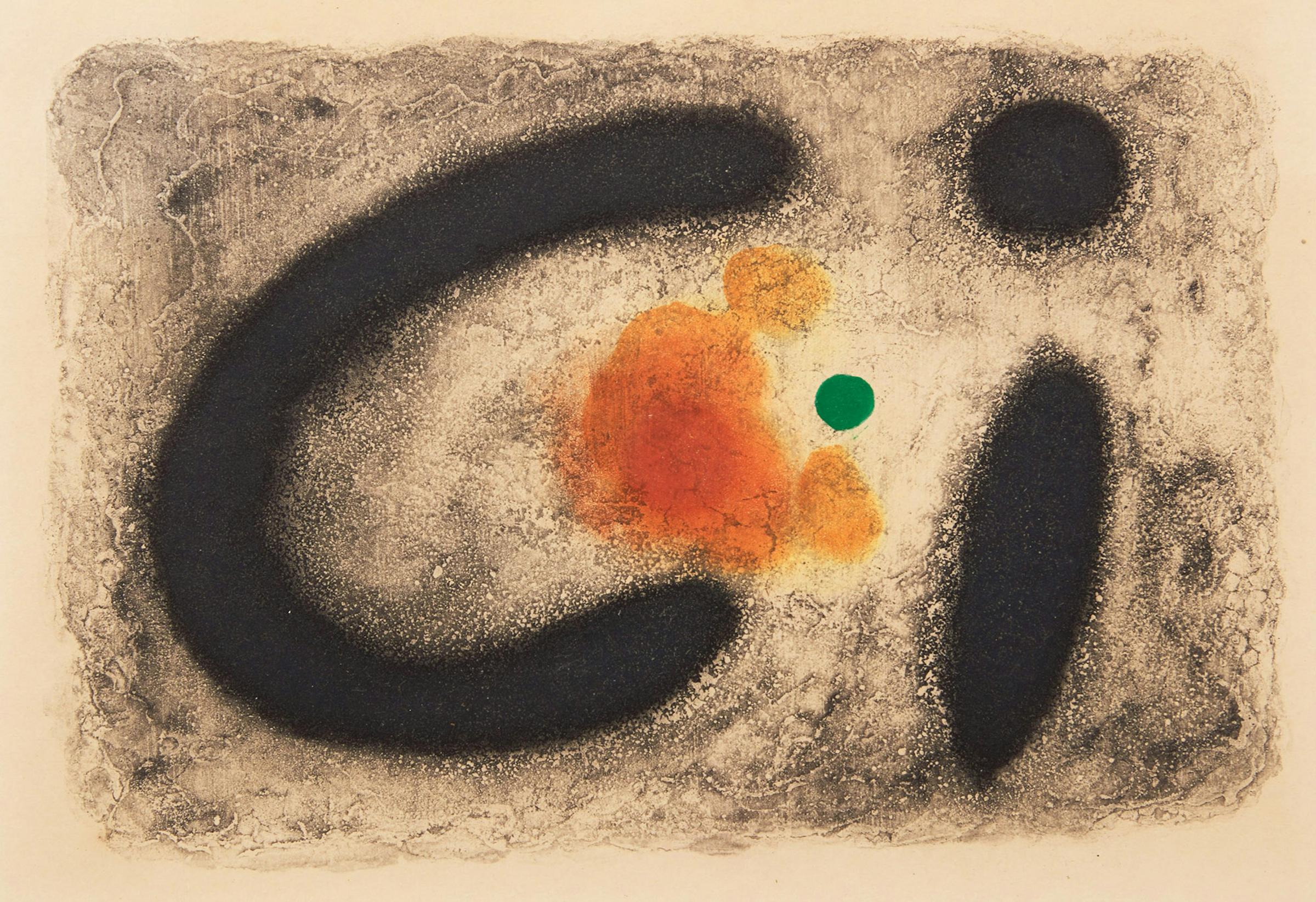 Joan Miró (1893-1983) - From Nous avons by René Char