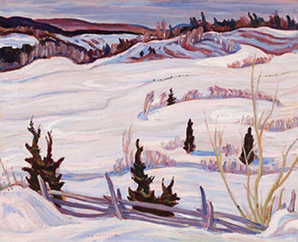Alexander Young (A. Y.) Jackson (1882-1974) - Winter Landscape, Quebec